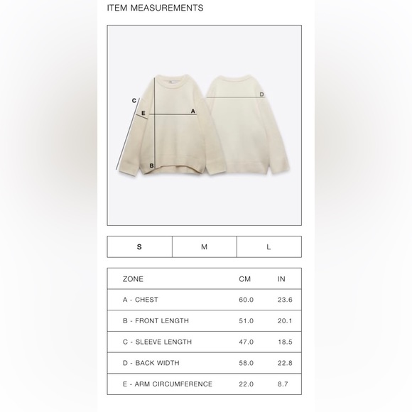 NWOT Zara wool blend black bell sleeves sweater - Picture 8 of 8